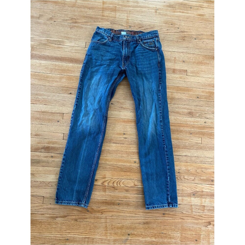 Harley Davidson 32x34 Classic Straight Leg Men's Blue Denim Jeans